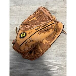 MANNY RAMIREZ Wilson RH THROW 11.5" ADVISORY STAFF BASEBALL GLOVE Vintage Brown